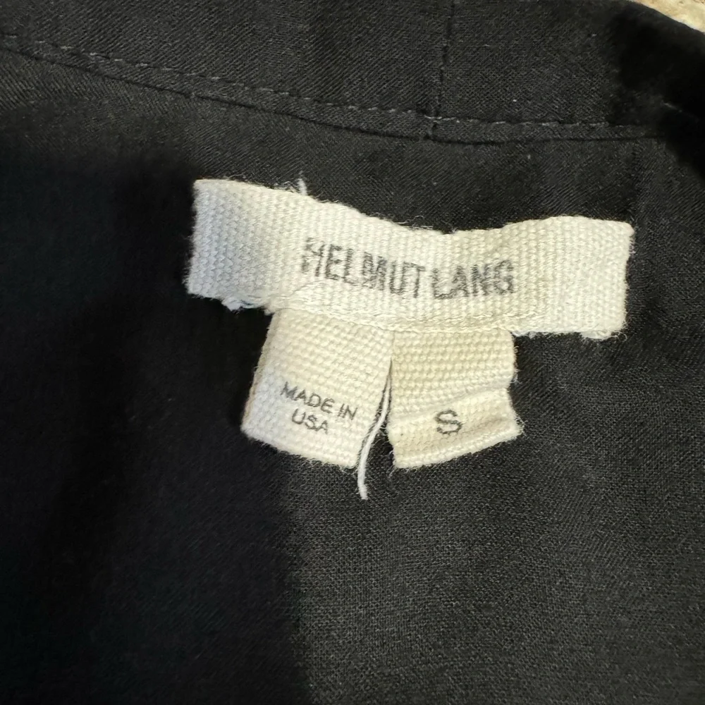 Helmut Lang Wrap Front Blouse- S - Picture 2 of 5